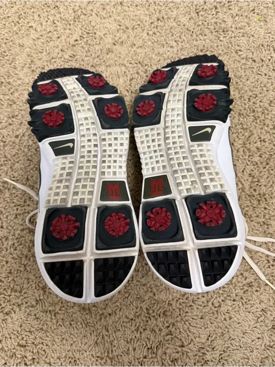 Nike Tiger Woods TW13 Men’s White Golf Shoes - Picture 10 of 11